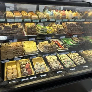 Macarons, bars, cupcakes, muffins