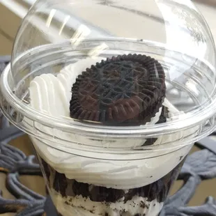 Come try one of our truffle cups! (Yup, that's a gluten-free oreo!)