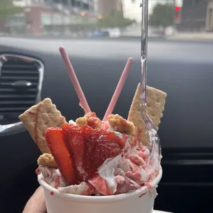 I love their Strawberry Cheesecake