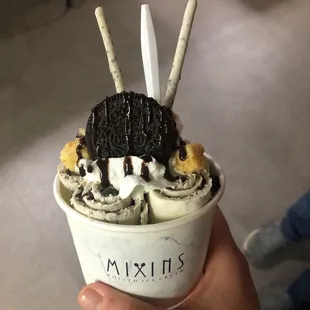 Oreo with cheesecake