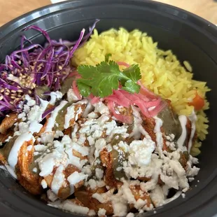 Chicken and rice bowl