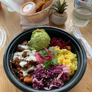 Chicken quinoa rice bowl