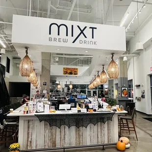 the kitchen and dining area