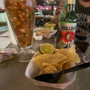 Happy hour ceviche!