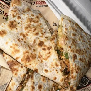 Fire Grilled Quesadilla with chicken