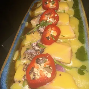 Salmón ceviche
