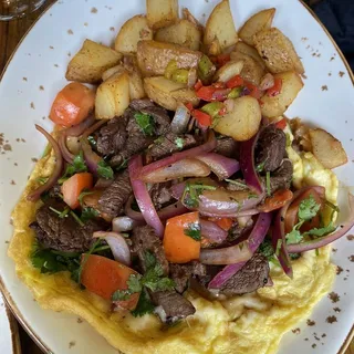 Lomo Omelette