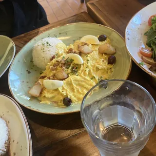 Aji de Gallina Dinner