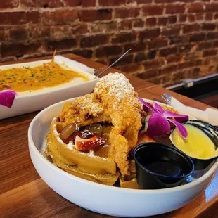 Chicken and Waffles