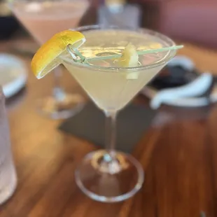 Lemon ginger martini