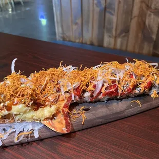 Larry the lobster roll (tempura lobster). This was really good!!!