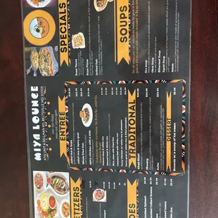 Menu Summer 2024