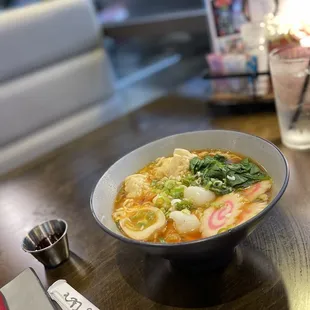 Spicy Korean seafood ramen