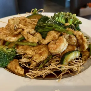 Pan Fried Noodles $14.95