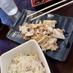 Teriyaki Chicken and Fried Rice