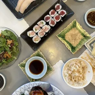 food, sushi, sashimi, sushi and sashimi