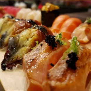 food, sashimi, sushi and sashimi, sushi