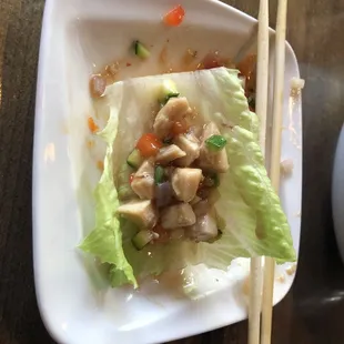 Chicken Lettuce Wrap