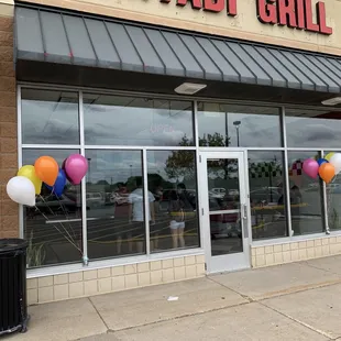 Outside of our grill!! Come stop by &amp; support !