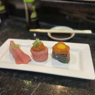 Omakase Toro (Fatty Tuna) creation from Chef Kevin!!!