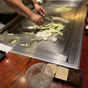 Veggie/shrimp appetizer