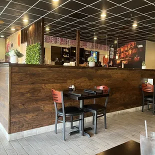 Inside was clean and inviting!