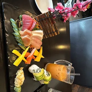 sushi and sashimi, interior