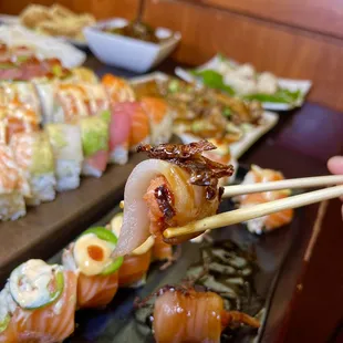 sashimi, sushi, food, sushi and sashimi