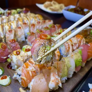 food, sashimi, sushi, sushi and sashimi