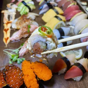 food, sushi and sashimi, sashimi, sushi