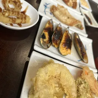 Green mussels 4pces