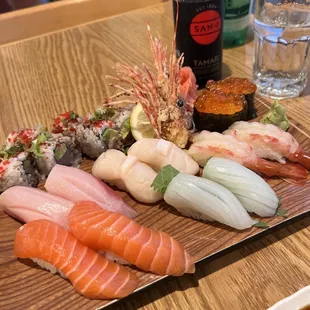 food, sushi, sashimi, sushi and sashimi