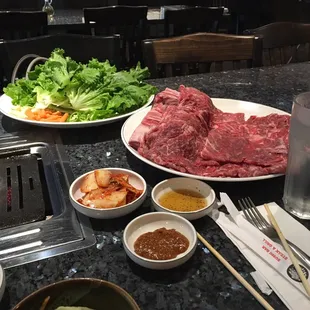 Korean BBQ .... Beef Kalbi Ribs @Miyaki