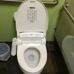 Heated toilet seat