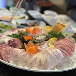 sushi and sashimi, food, sashimi, sushi