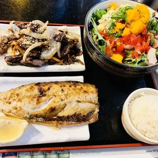 Miyako Lunch Special Combo - choice of many mini dishes