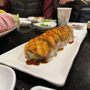 Complimentary: 34. Baked Salmon Cut Roll