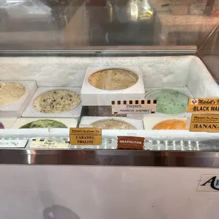 Available Assortment of ice cream on 9/16/2022