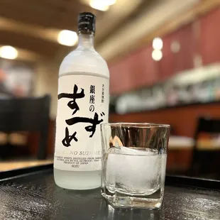 Ginza no Suzume Blended Japanese Barley Shochu. Serving per glass.