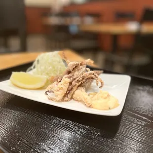 Ika Geso Fries Deep-fried, marinated squid legs Only available after 4pm.