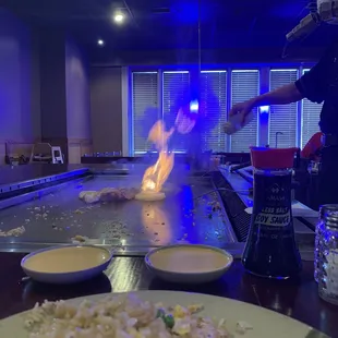 Volcano &amp; fried rice