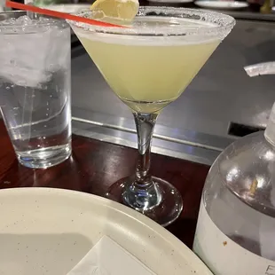 Lemon drop martini