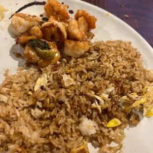 Hibachi Chicken and Shrimp