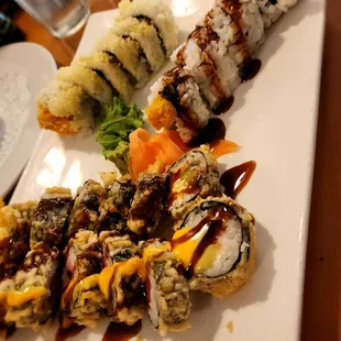 sushi and sashimi, food
