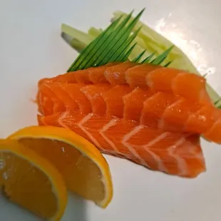Salmon sashimi super fresh