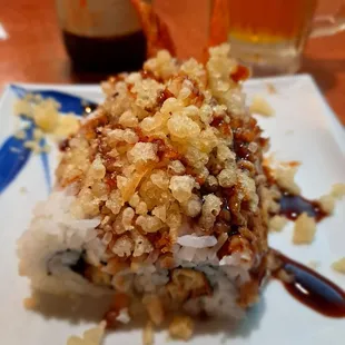 Crunchy shrimp roll