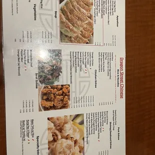 Menu: Nov 11 2022. No more happy hour.