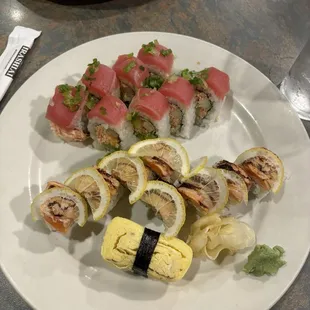 food, sushi and sashimi, sushi, sashimi