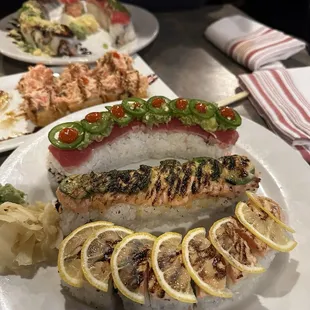 sushi, sashimi, food, sushi and sashimi