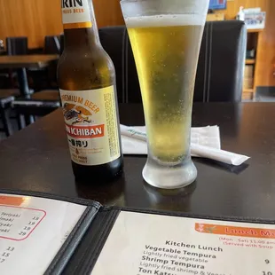 sushi and sashimi, drink